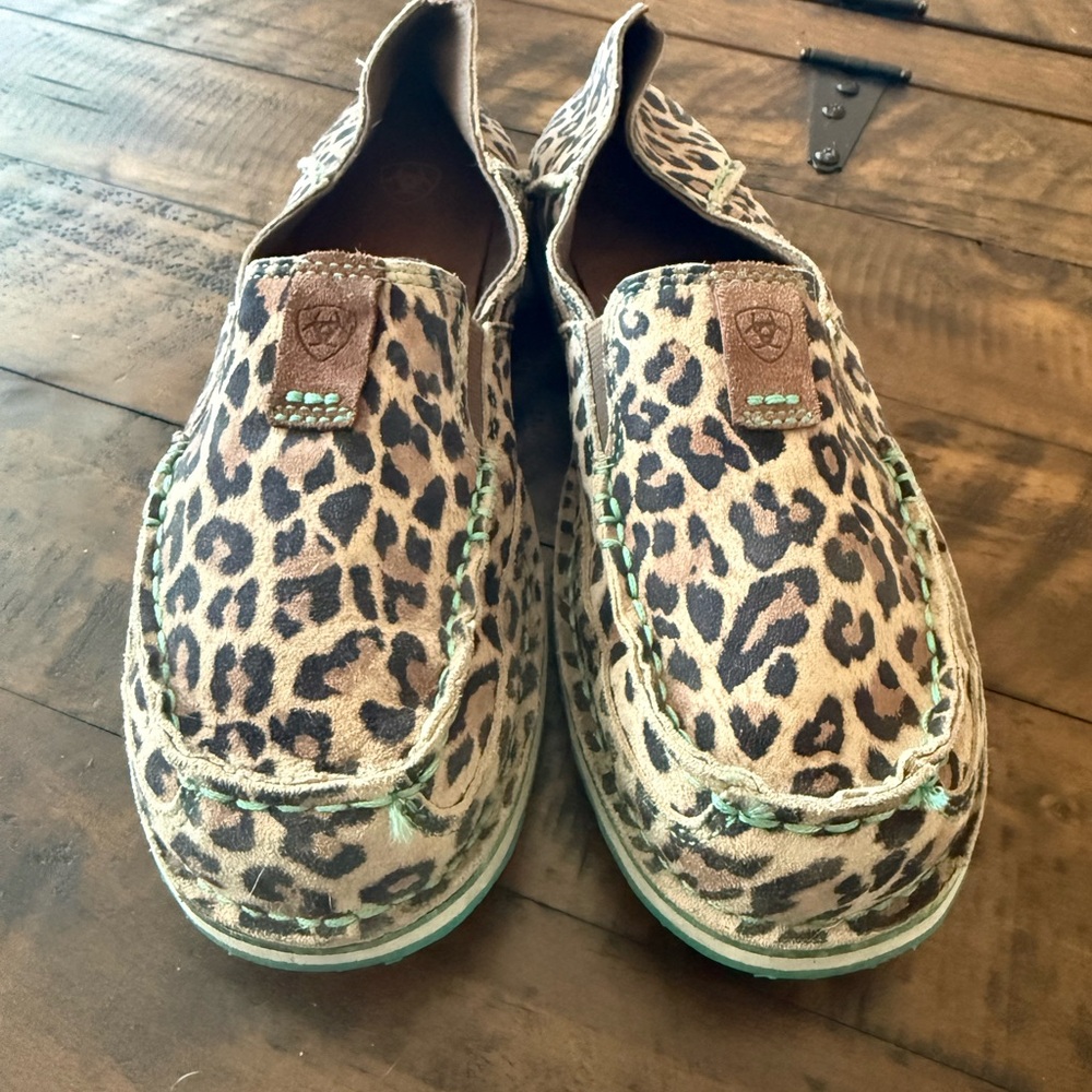 Ariat Leopard Print Cruiser Slip-On Loafers | Comfort Shoes | Size 9
